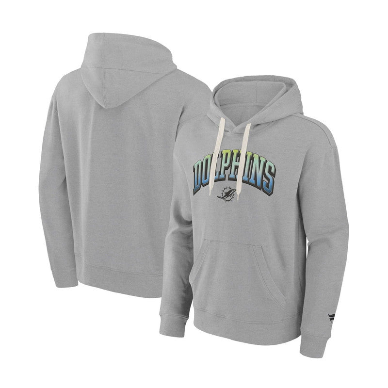 Fanatics NFL Sweatshirt Gradient Fleece Pullover Hoodie Miami Dolphins