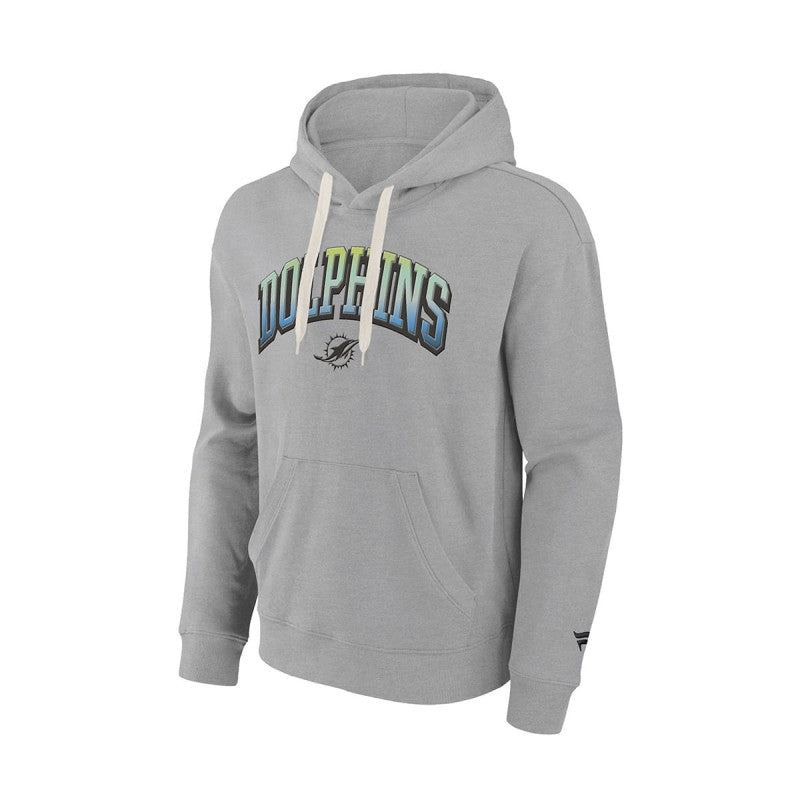 Fanatics NFL Sweatshirt Gradient Fleece Pullover Hoodie Miami Dolphins