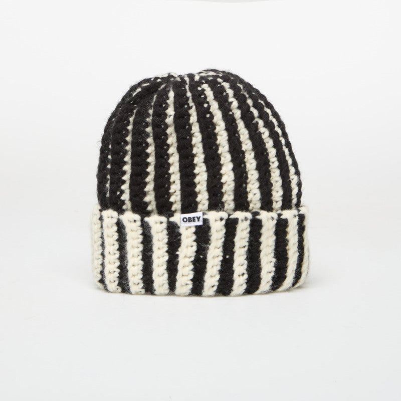 Obey Scout Chunky Beanie Black Multi