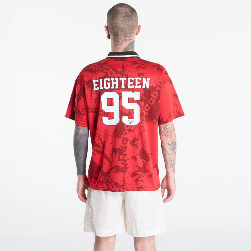 Reebok Street Sport Football Jersey Vector Red/Black
