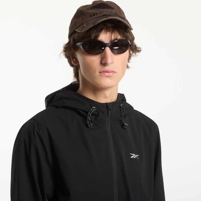 Reebok ID Lightweight Windbreaker Black/ Grey 4