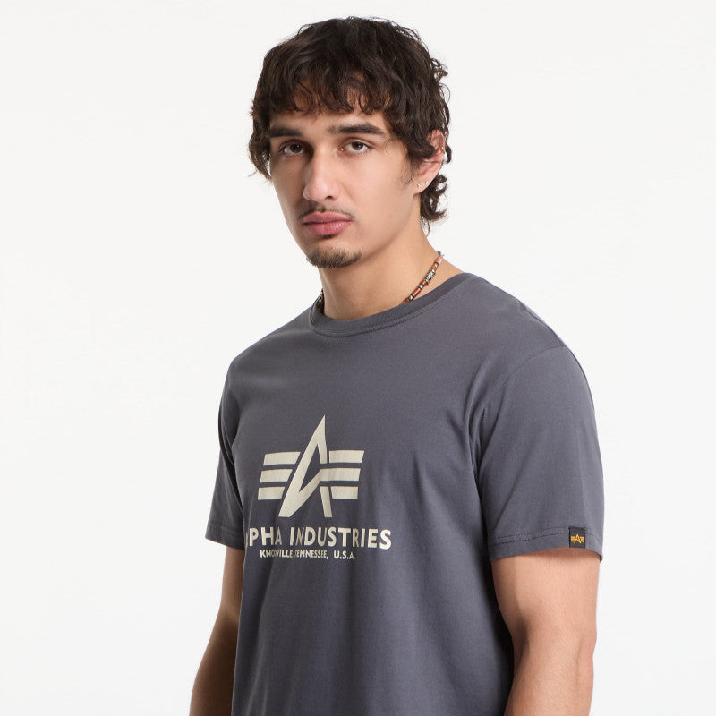 Alpha Industries Basic T-Shirt Grey Black