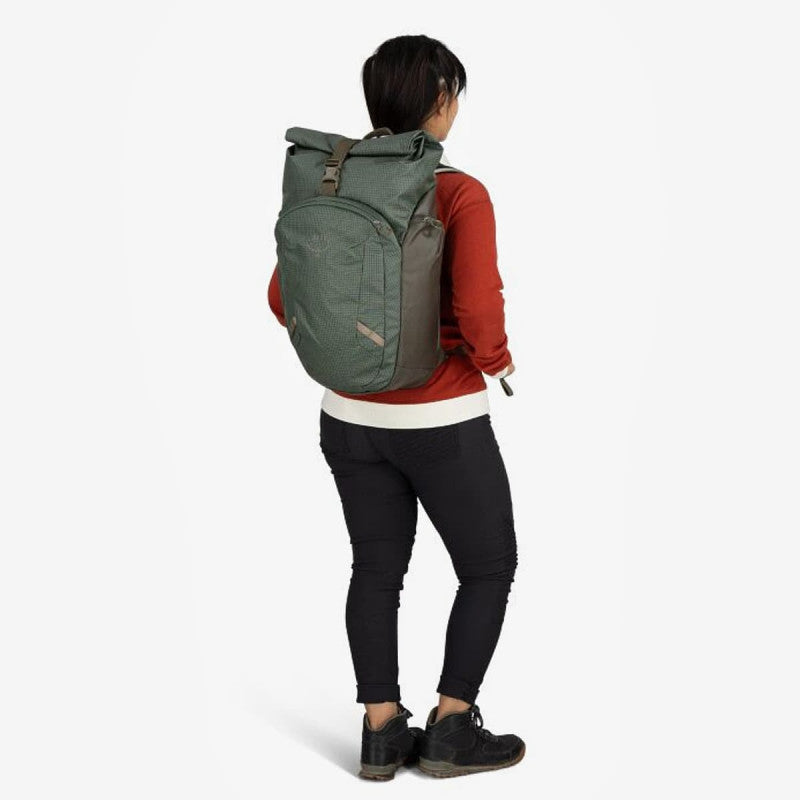 Osprey Transporter Roll Top Pack Pine Leaf/ Earl Grey 30