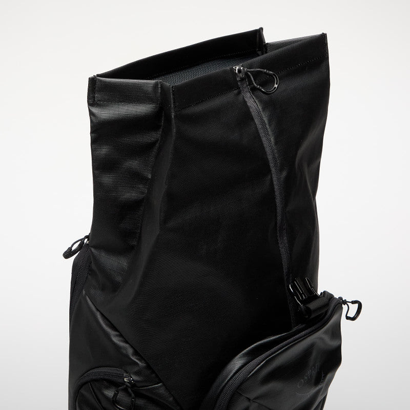 Osprey Transporter Roll Top Backpack Raven Black/ Black 30
