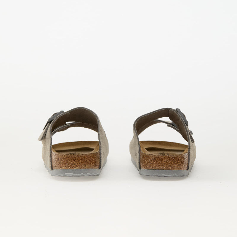 Birkenstock Arizona Suede Leather Stone Coin