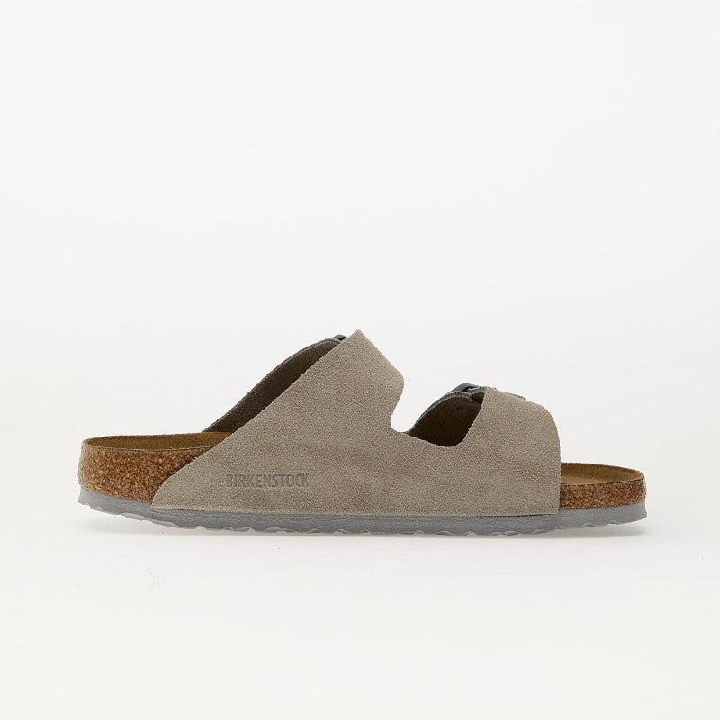Birkenstock Arizona Suede Leather Stone Coin