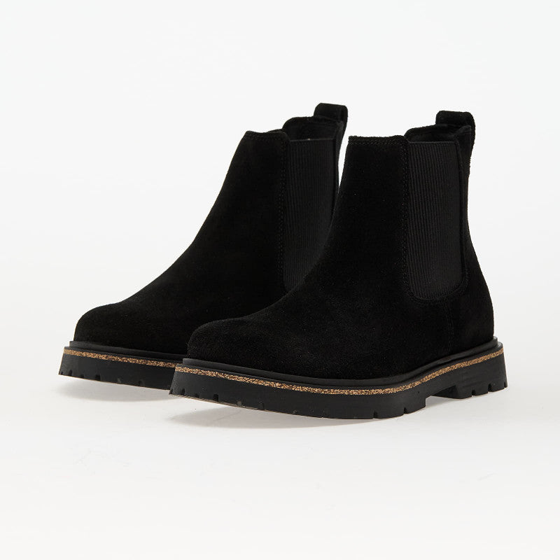 Birkenstock Highwood Slip On Women Suede Leather Black