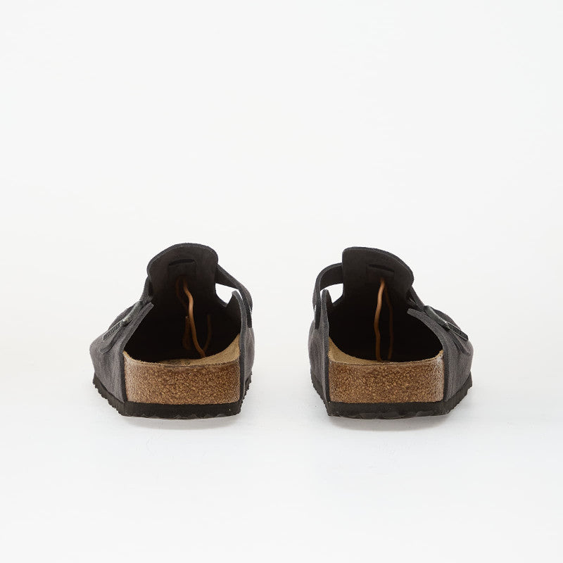 Birkenstock Boston Suede Leather Charcoal