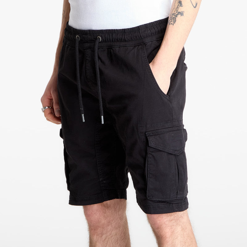 Alpha Industries Cotton Twill Jogger Short Black