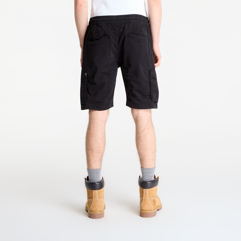 Alpha Industries Cotton Twill Jogger Short Black