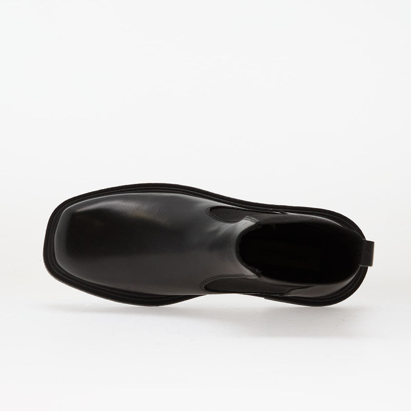 Steve Madden Churro Black Leather