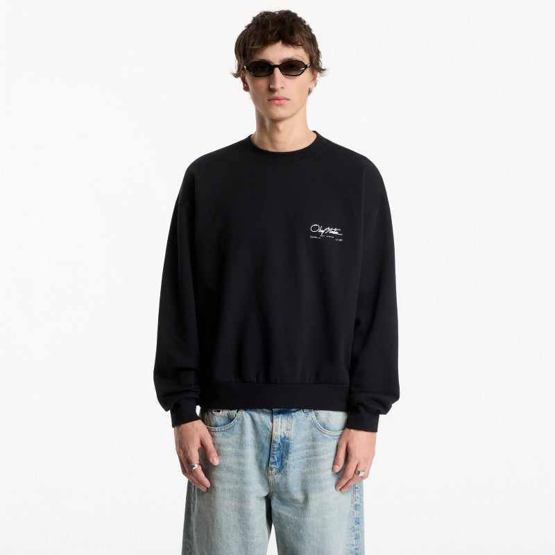 Obey Autograph Crew Black