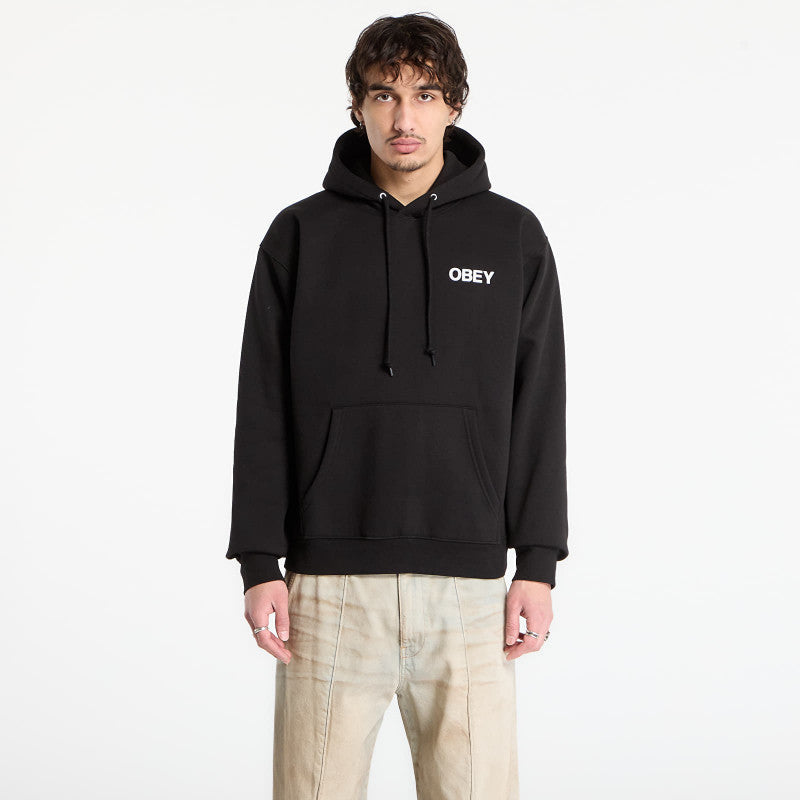 OBEY Doberman Pullover Hood Black