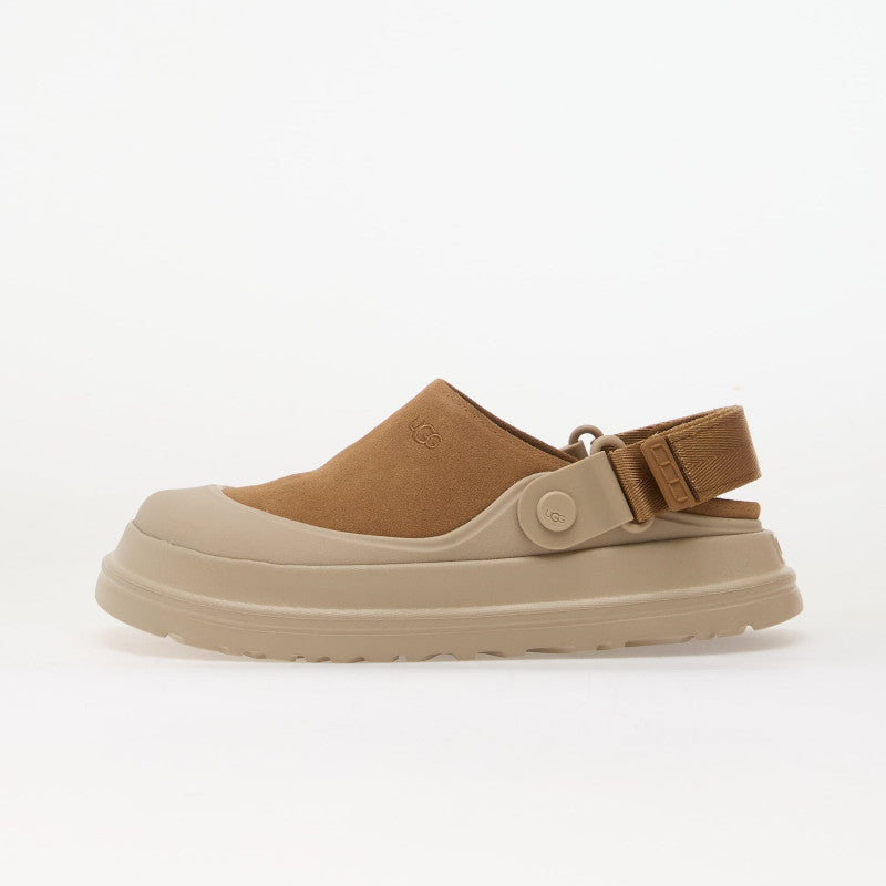 UGG Wmns Goldenglow Suede Clog Chestnut