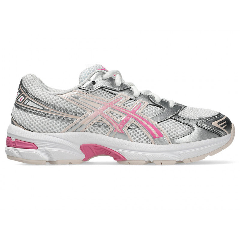 Asics Kids GEL-1130 GS White/ Dragon Fruit
