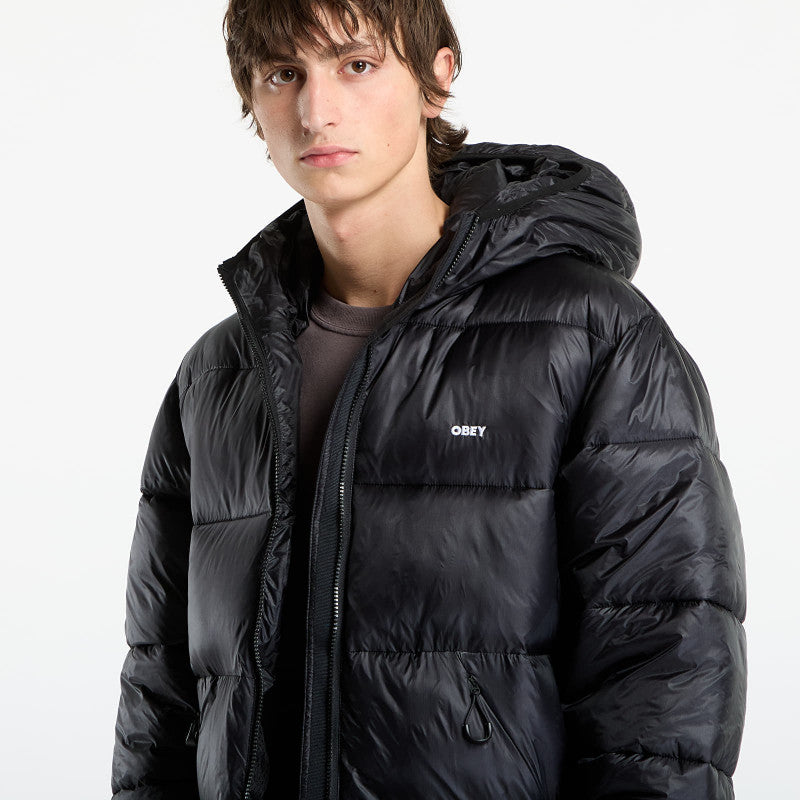 OBEY Stratus Puffer Jacket Black