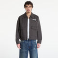 OBEY Walter Work Jacket Black Faded Wash