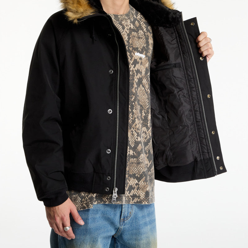 Obey N-2B Short Parka Black