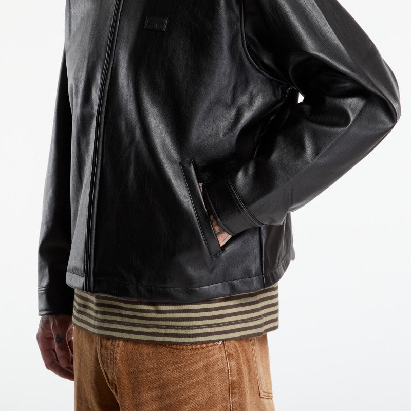 Obey Workman PU Jacket Black