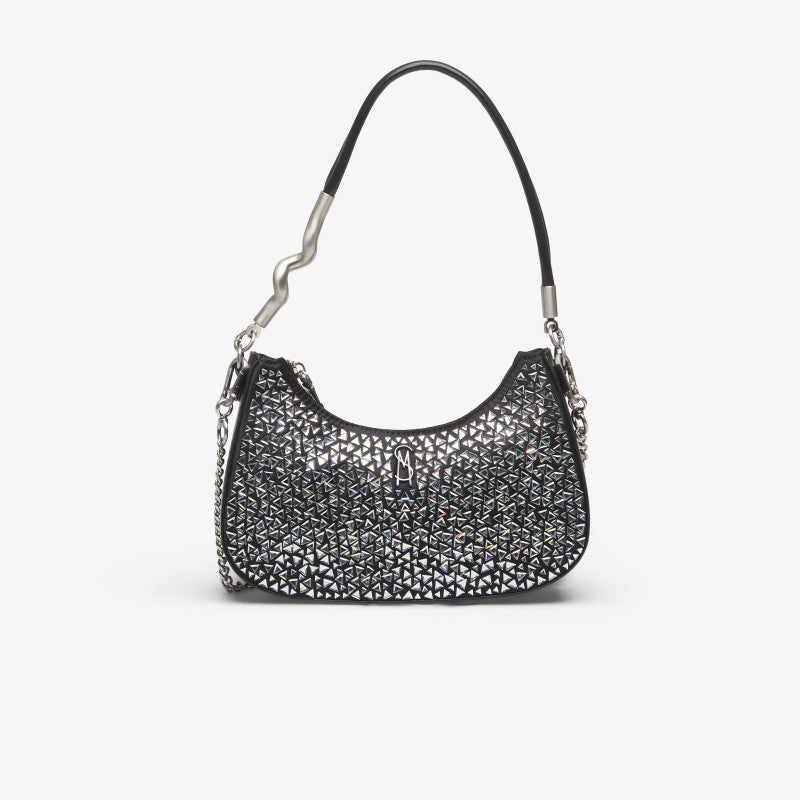 Steve Madden Braz Black/ Silver