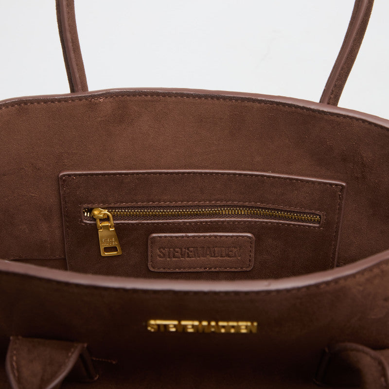 Steve Madden Bryleigh Chocolate/ Gold