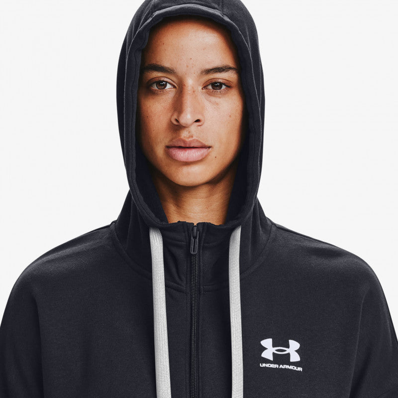 Under Armour Rival Fleece Fz Hoodie Black