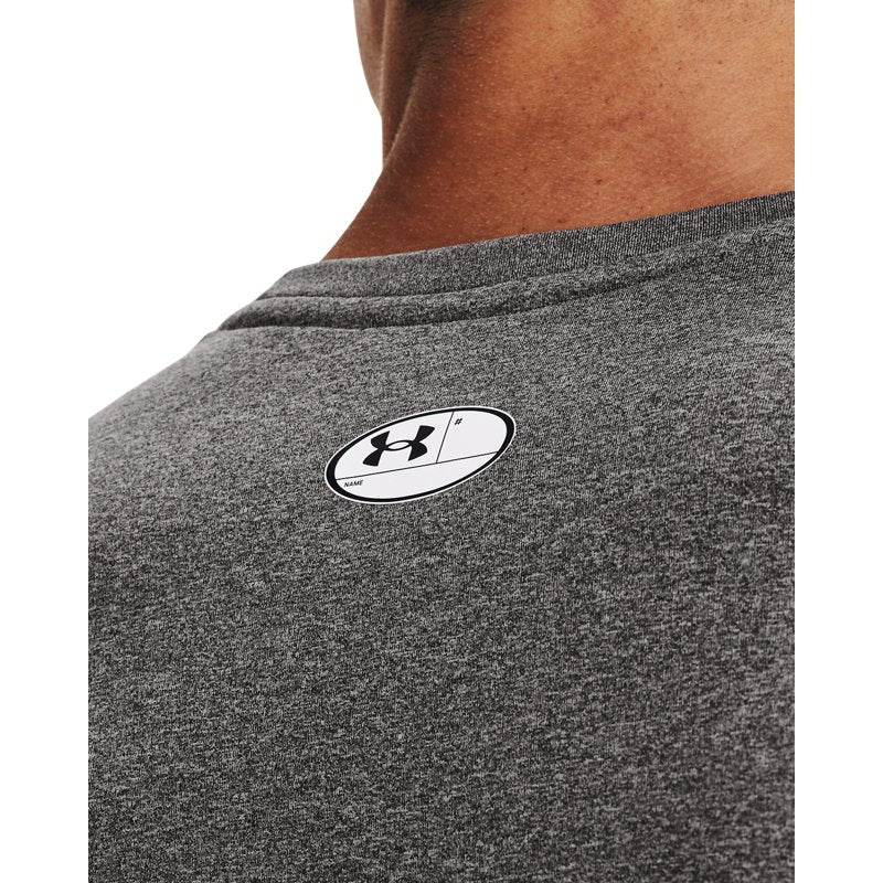 Under Armour Cg Armour Fitted Crew Charcoal Light Heather