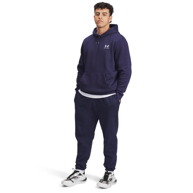 Under Armour Essential Fleece Hoodie Midnight Navy/ White