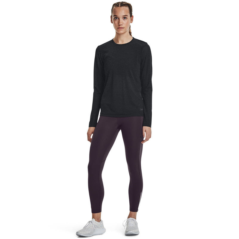 Under Armour Seamless Stride Ls Black