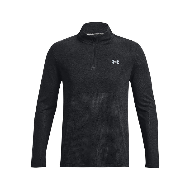 Under Armour Seamless Stride 1/4 Zip Black