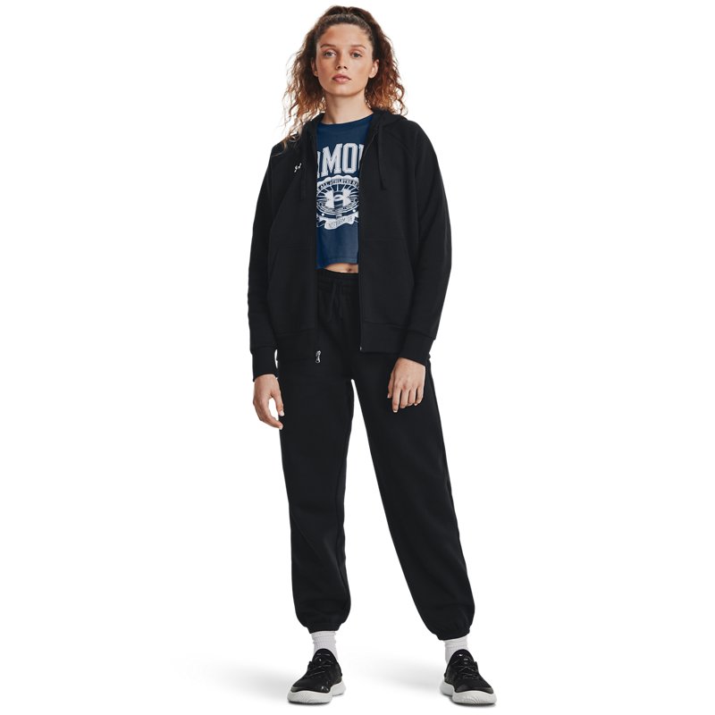 Under Armour Rival Fleece Fz Hoodie Black