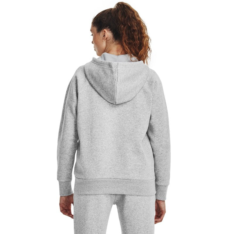 Under Armour Rival Fleece Fz Hoodie Mod Gray Light Heather