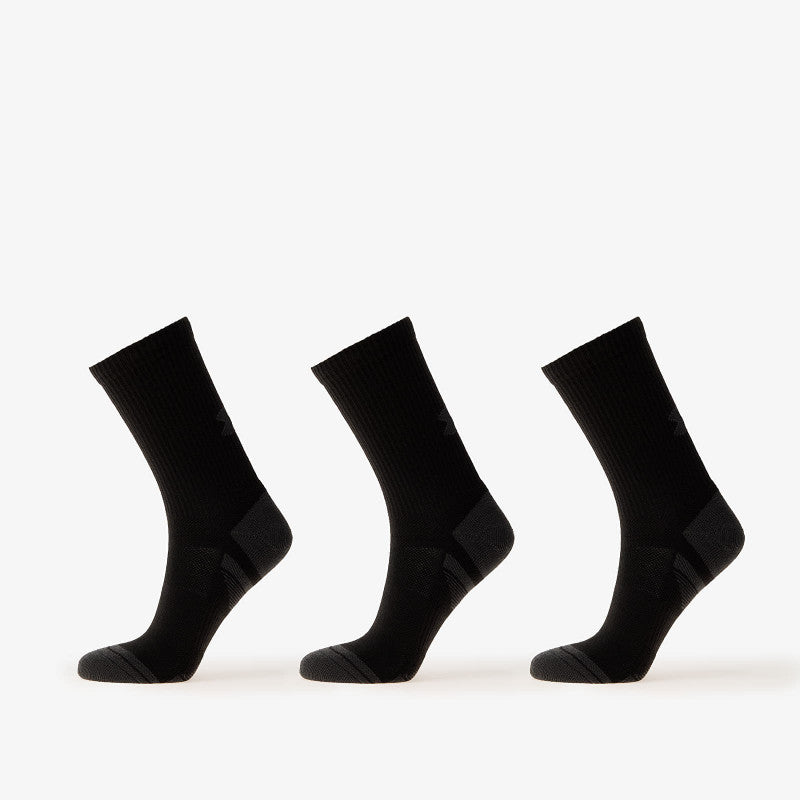 Under Armour Performance Tech 3-Pack Crew Black