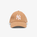 47 Brand MLB Clean Up Thick Cord New York Yankees Cap Camel