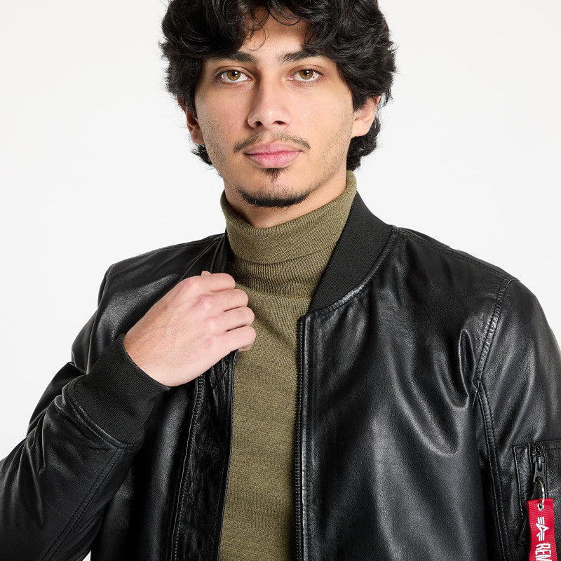 Alpha Industries Inc. MA-1 Leather Black