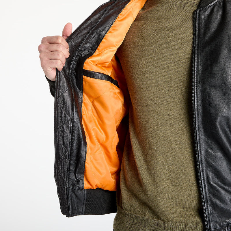 Alpha Industries Inc. MA-1 Leather Black