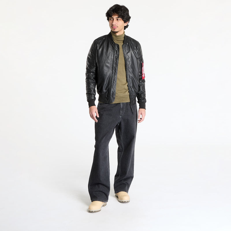 Alpha Industries Inc. MA-1 Leather Black