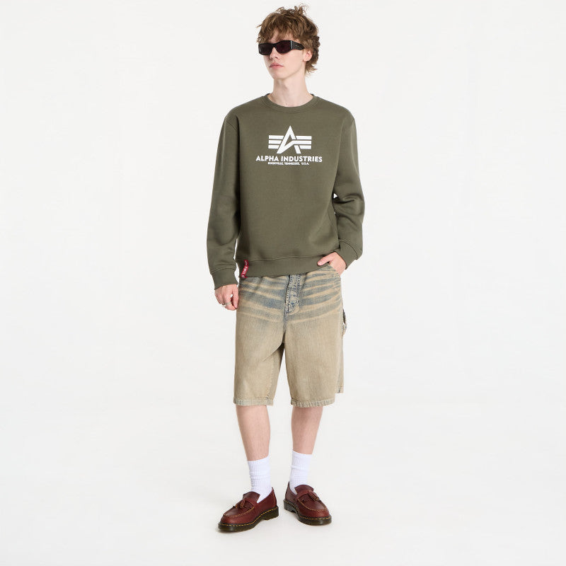 Alpha Industries Basic Hoody Small Logo II Dark Olive