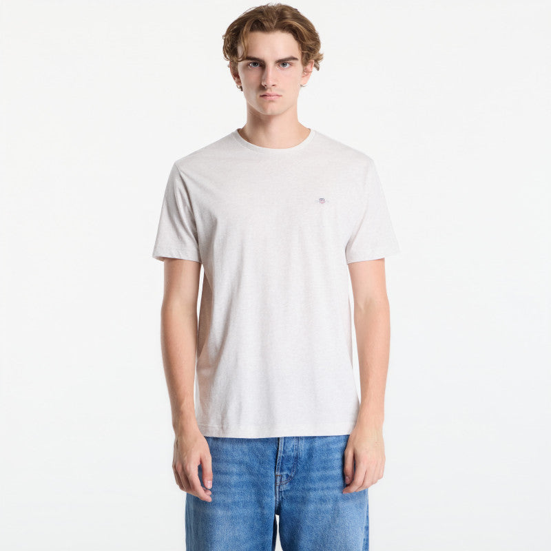 Gant Reg Shield Ss T-Shirt Glacier Melange