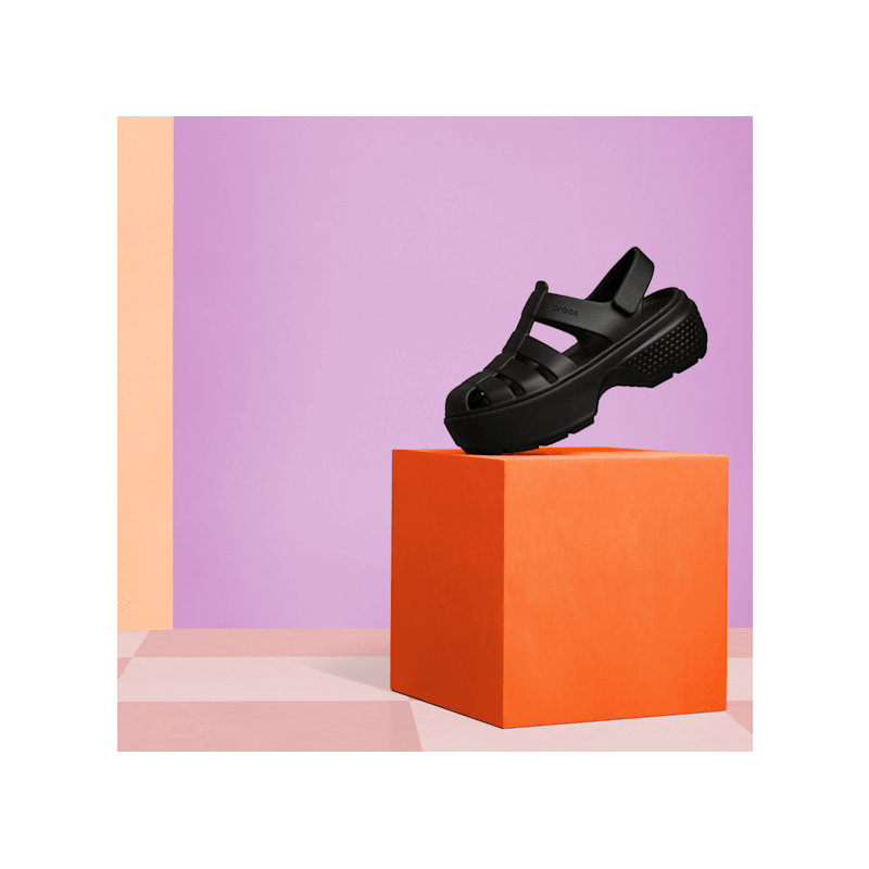Crocs Stomp Fisherman Sandal Black