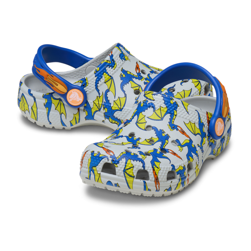 Crocs Toddler Classic Dragon Graphic Clog
