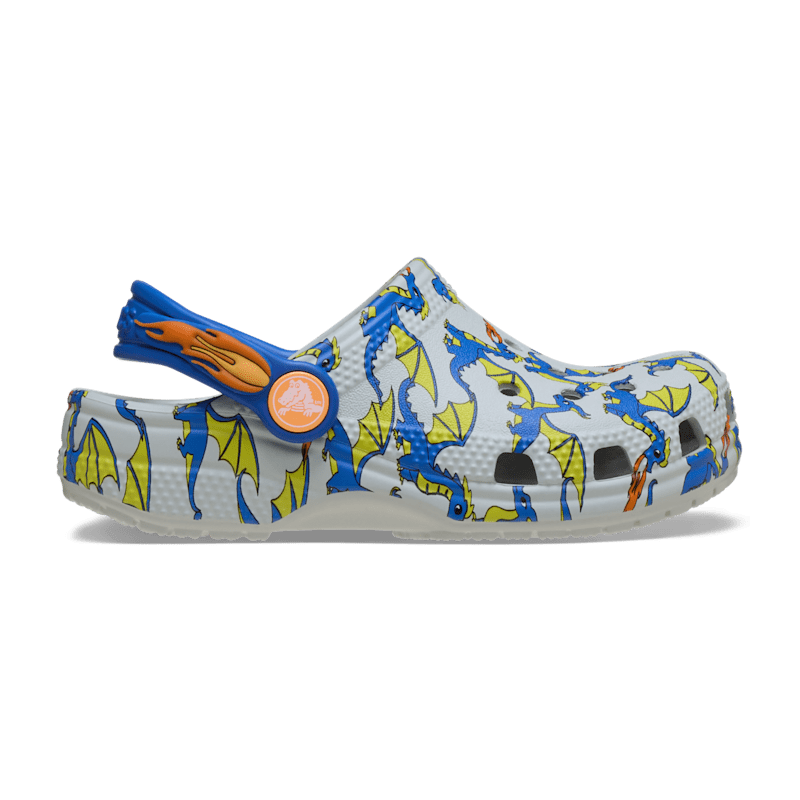 Crocs Toddler Classic Dragon Graphic Clog