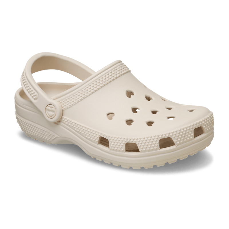 Crocs Classic Hearts Cut Out Clog Frappe