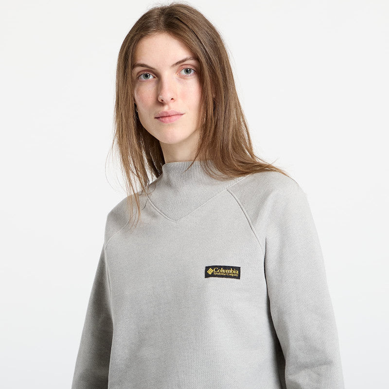 Columbia High Cascades™ Crop French Terry LS Dark Stone