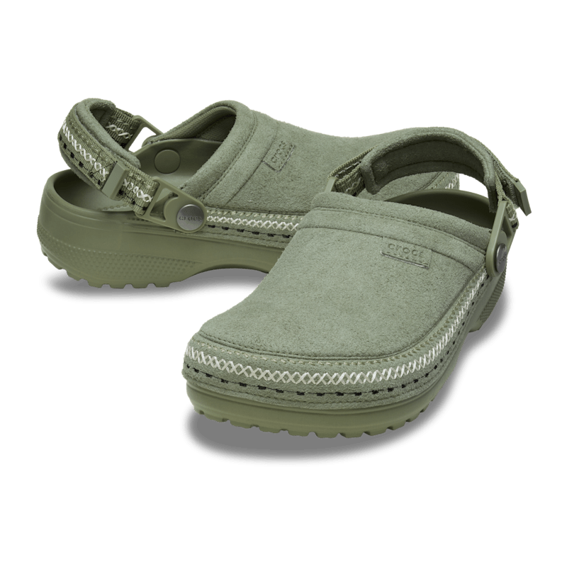 Crocs Classic Crafted Vegan Suede Stitch Cargo