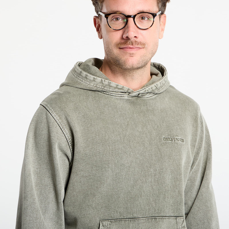 Daily Paper Dias Washed Hoodie Rosin Green