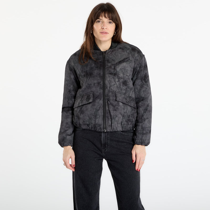 Desigual Fantasy Embroidered Bomber Jacket Black