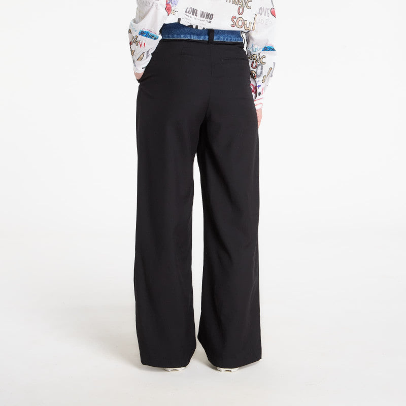 Desigual Tailored Pants Combined Black