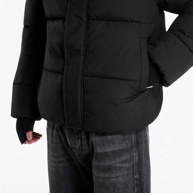 Daily Paper Sealed Monogram Puffer Jacket Black