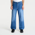 Jeansy Daily Paper Faded Monogram Amba Jeans Mid Blue